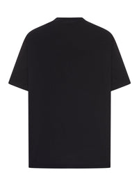 Balenciaga Men The Door Oversize T-Shirt In Black Dry Jersey