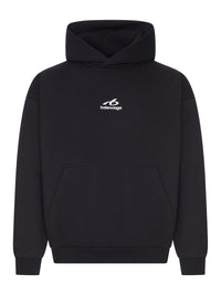 Balenciaga Men Bodies Sweatshirt In Black Dry Fleece