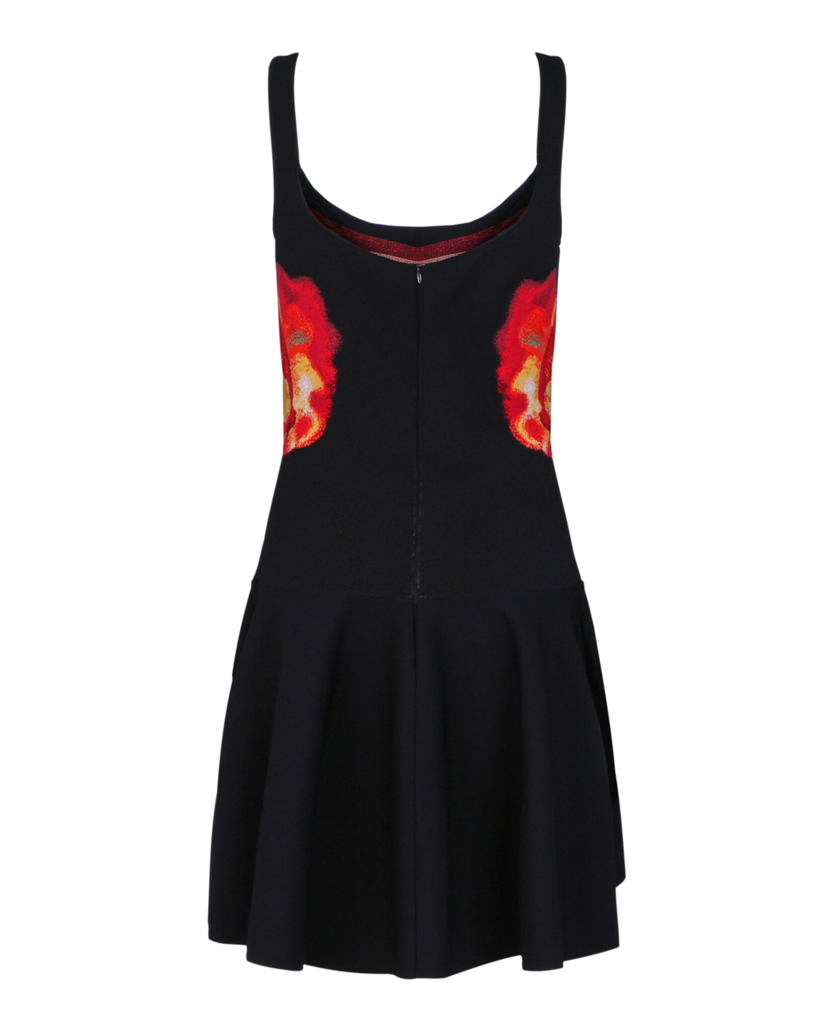 Alexander McQueen Womens Orchid Jacquard Volume Mini Dress