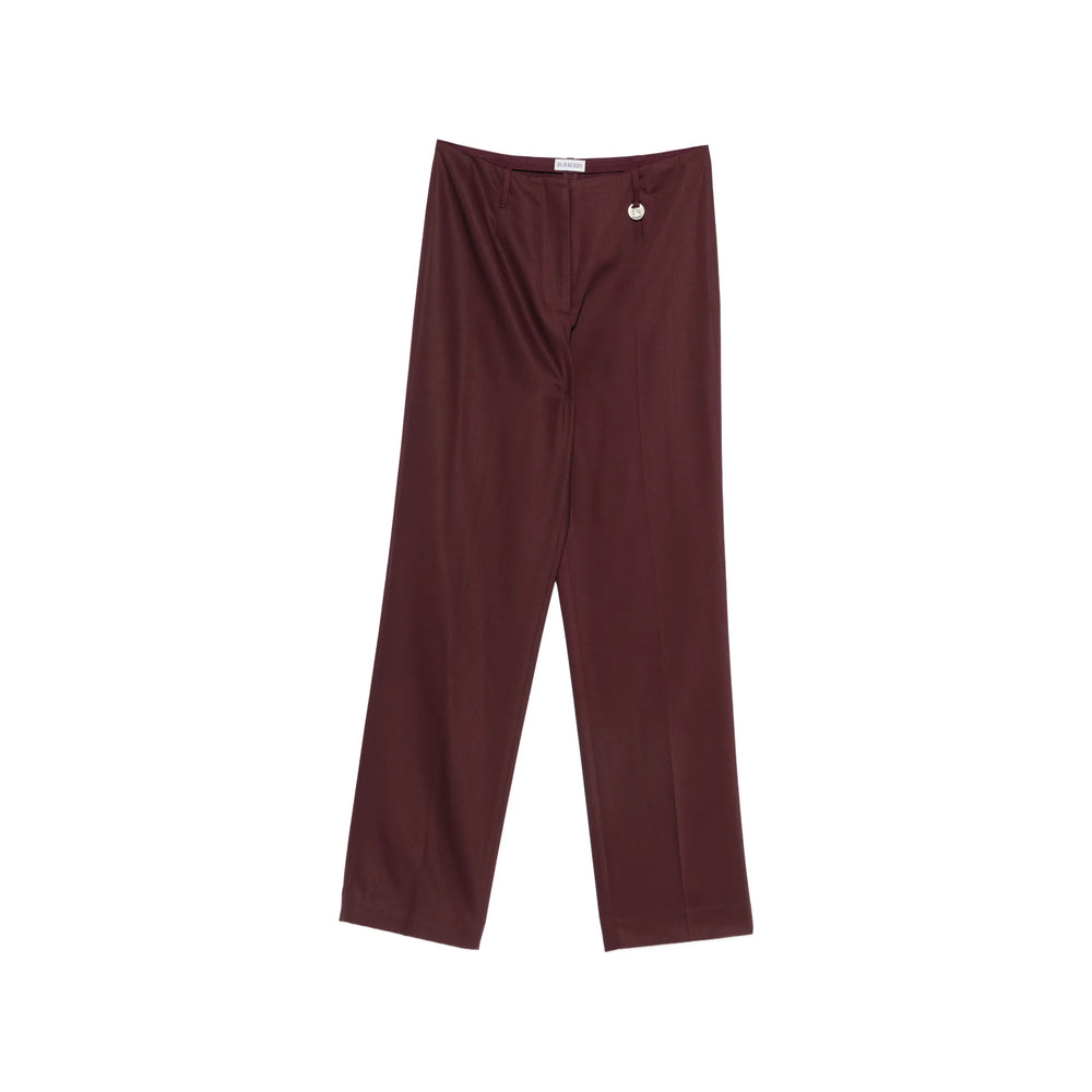 Burberry Burberry Red Trousers - Tailored Trousers Women