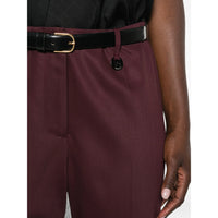 Burberry Burberry Red Trousers - Tailored Trousers Women