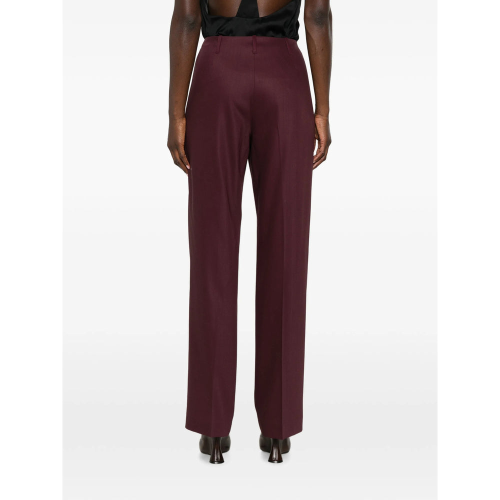 Burberry Burberry Red Trousers - Tailored Trousers Women