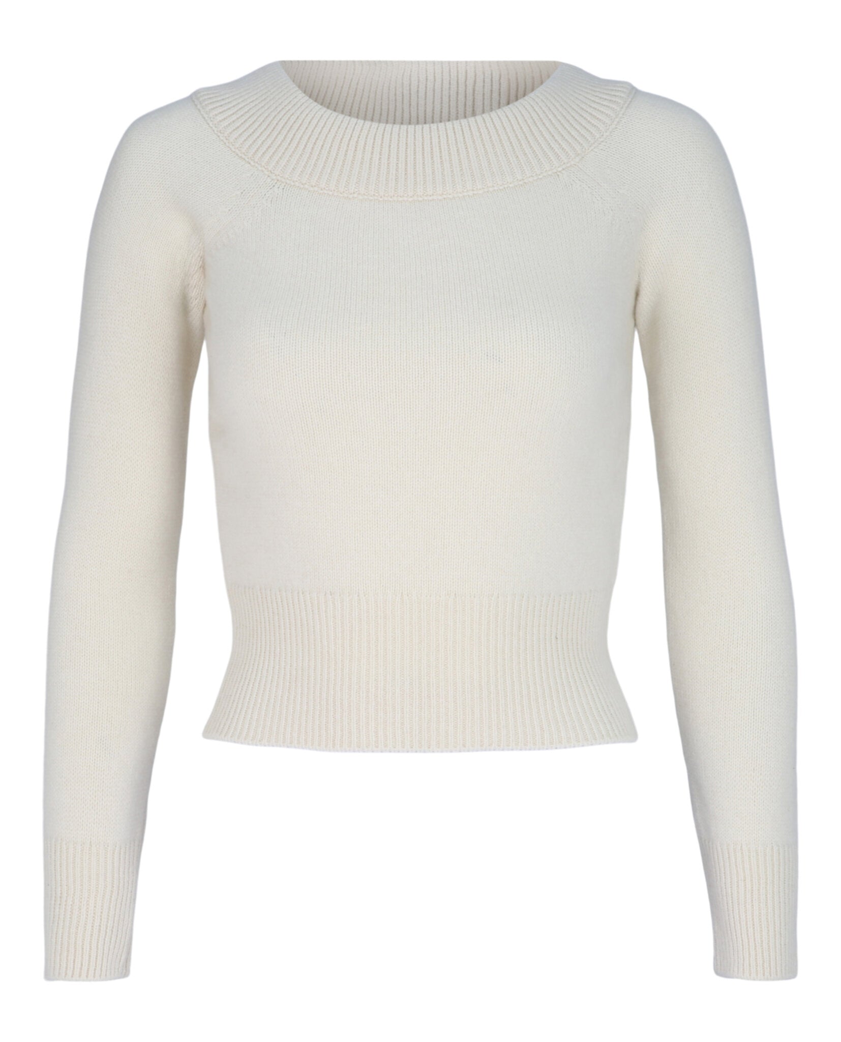 Alexander McQueen Womens Off The Shoulder Cashmere Blend Sweater