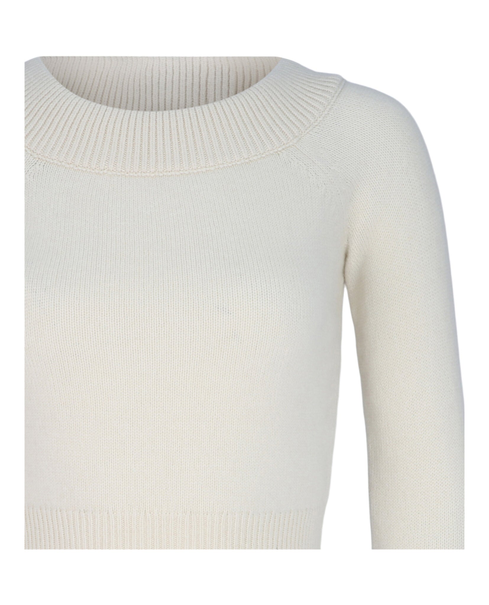 Alexander McQueen Womens Off The Shoulder Cashmere Blend Sweater