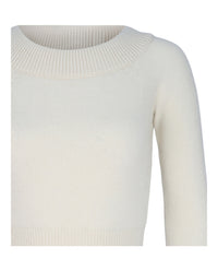 Alexander McQueen Womens Off The Shoulder Cashmere Blend Sweater