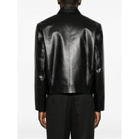 Jil Sander Black Jackets - Leather Jackets Men