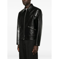Jil Sander Black Jackets - Leather Jackets Men