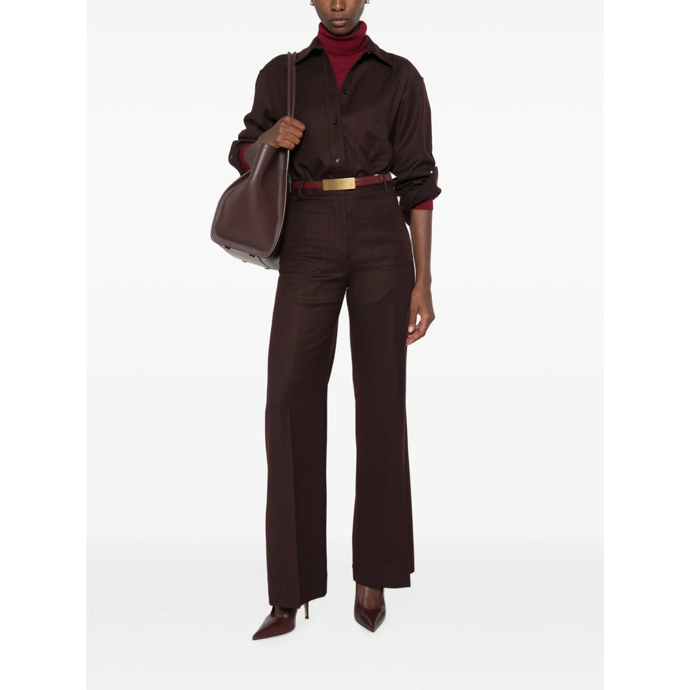 Victoria Beckham Brown Trousers - Tailored Trousers Women