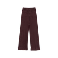 Victoria Beckham Victoria Beckham Red Denim - Wide-Leg Jeans Women