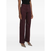 Victoria Beckham Victoria Beckham Red Denim - Wide-Leg Jeans Women