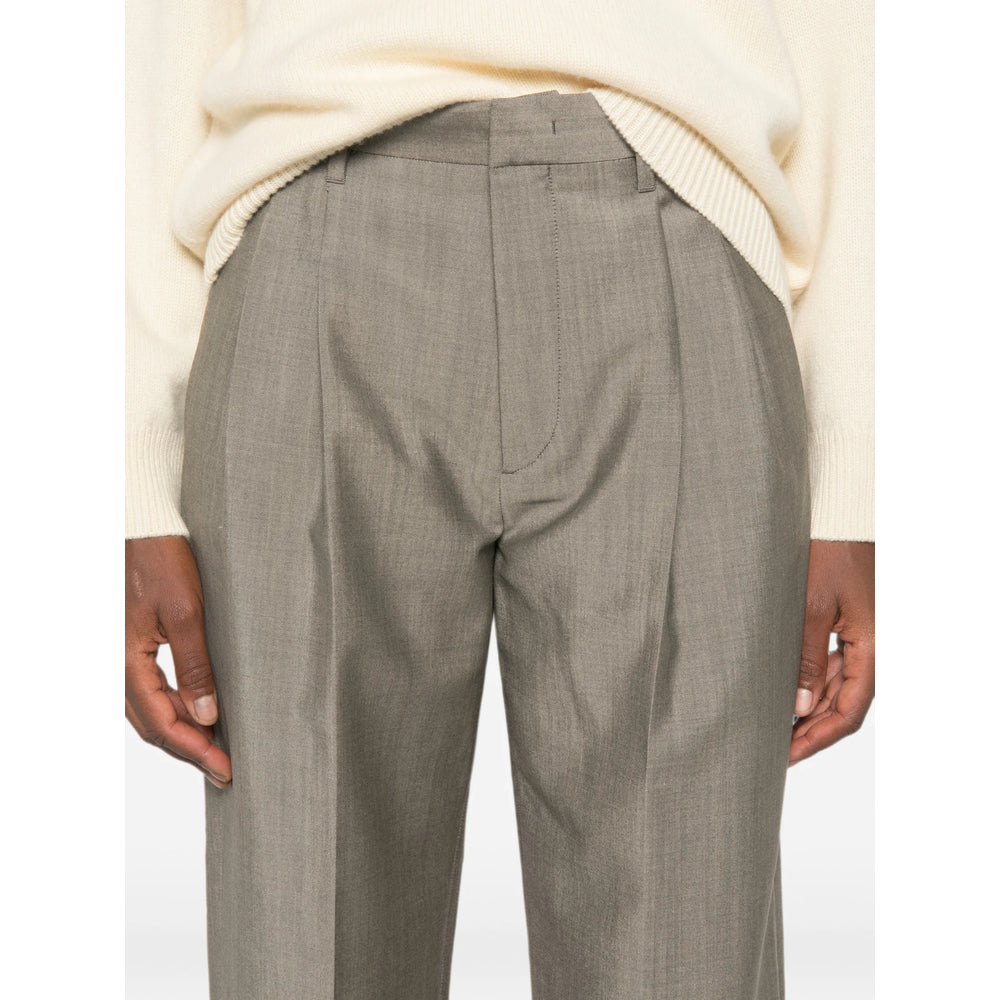 Victoria Beckham Victoria Beckham Grey Trousers - Straight Trousers Women