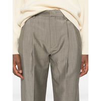 Victoria Beckham Victoria Beckham Grey Trousers - Straight Trousers Women