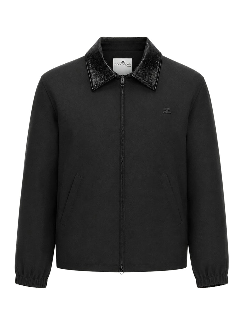 Courreges Courreges Women Bomber Jacket With Vinyl Collar