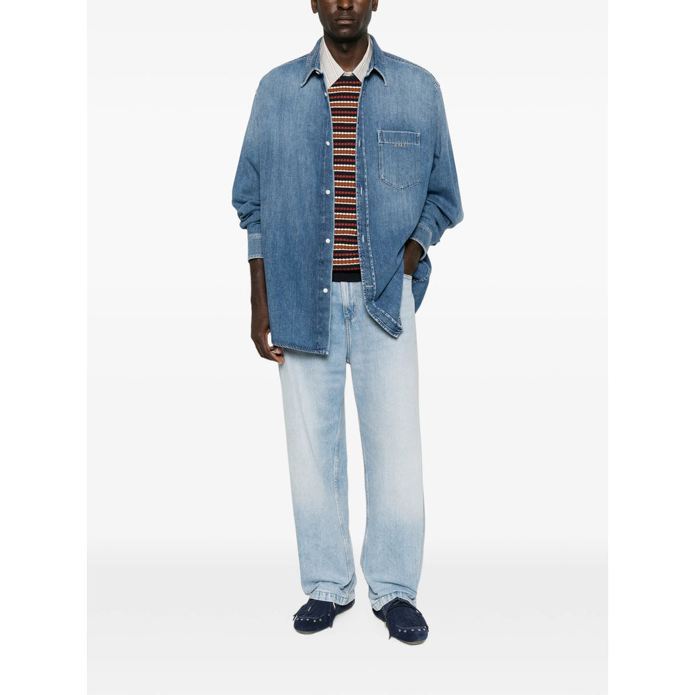 Marni Marni Blue Shirts - Shirt Jackets Men