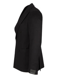 Tagliatore Men Double-Breasted Wool And Cashmere Blazer