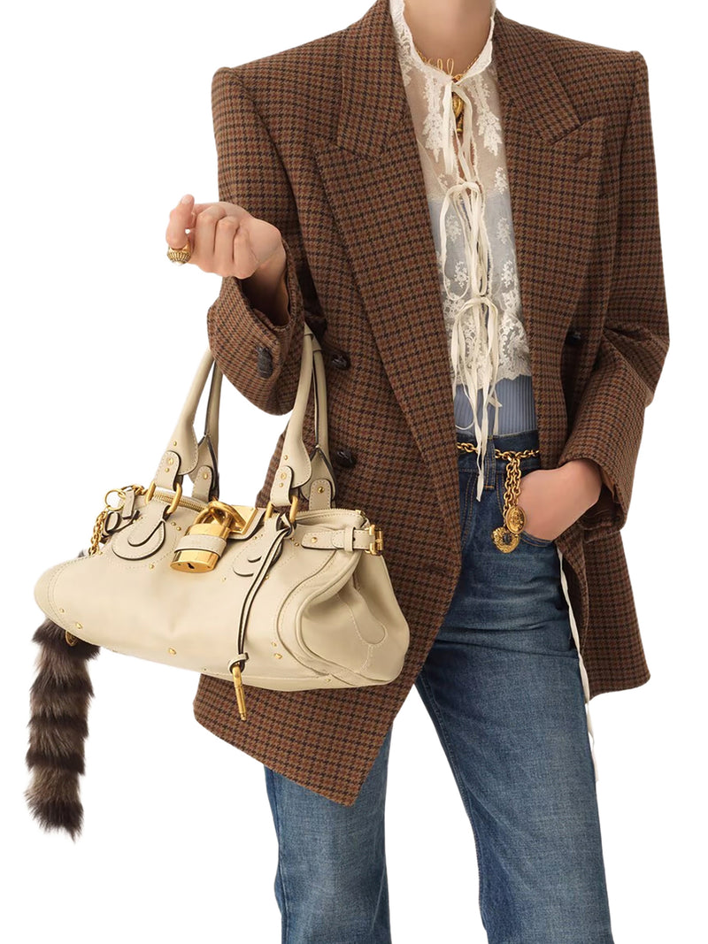 Chloe` Women Paddington Bag In Grenade Leather