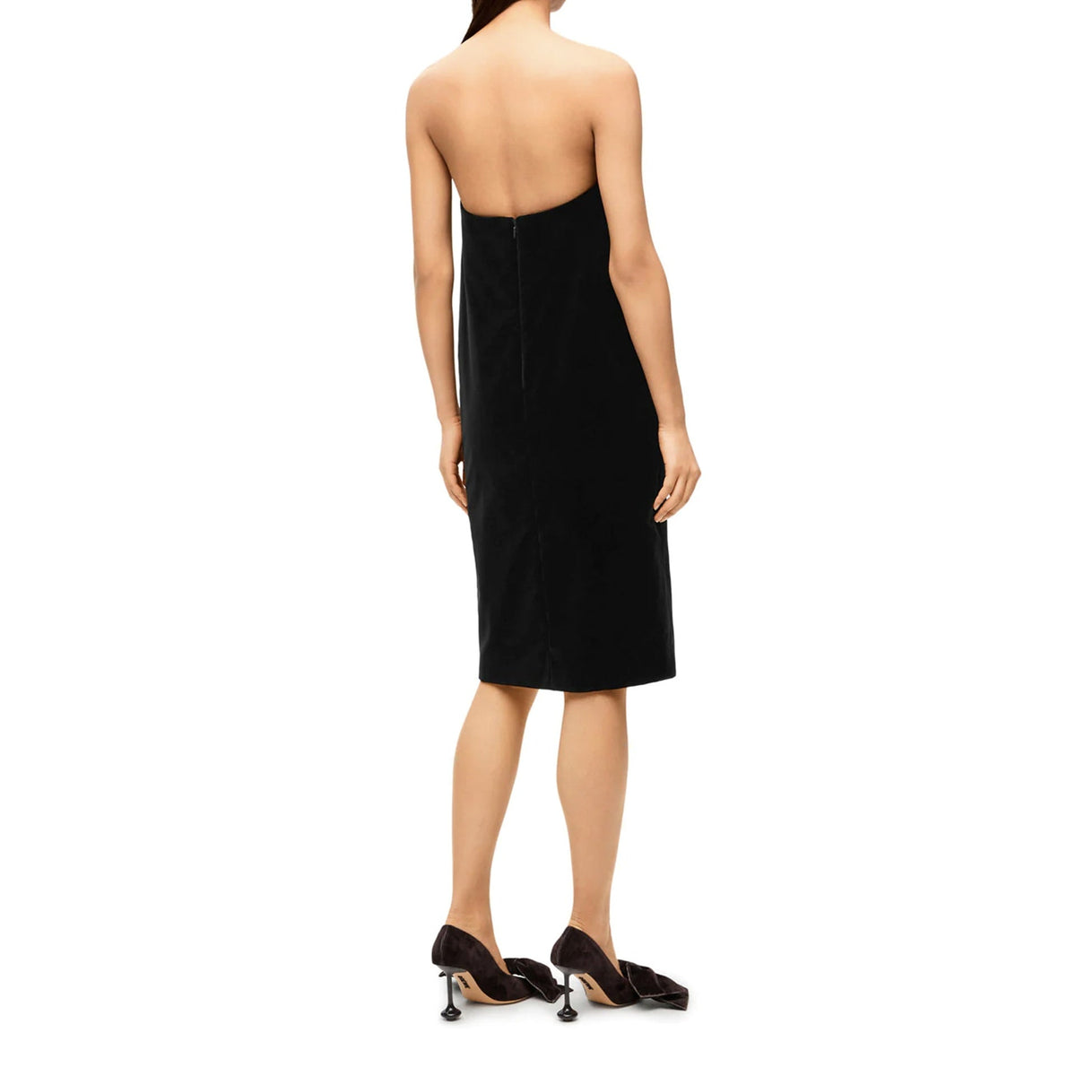 Loewe Bustier Velvet Dress Women