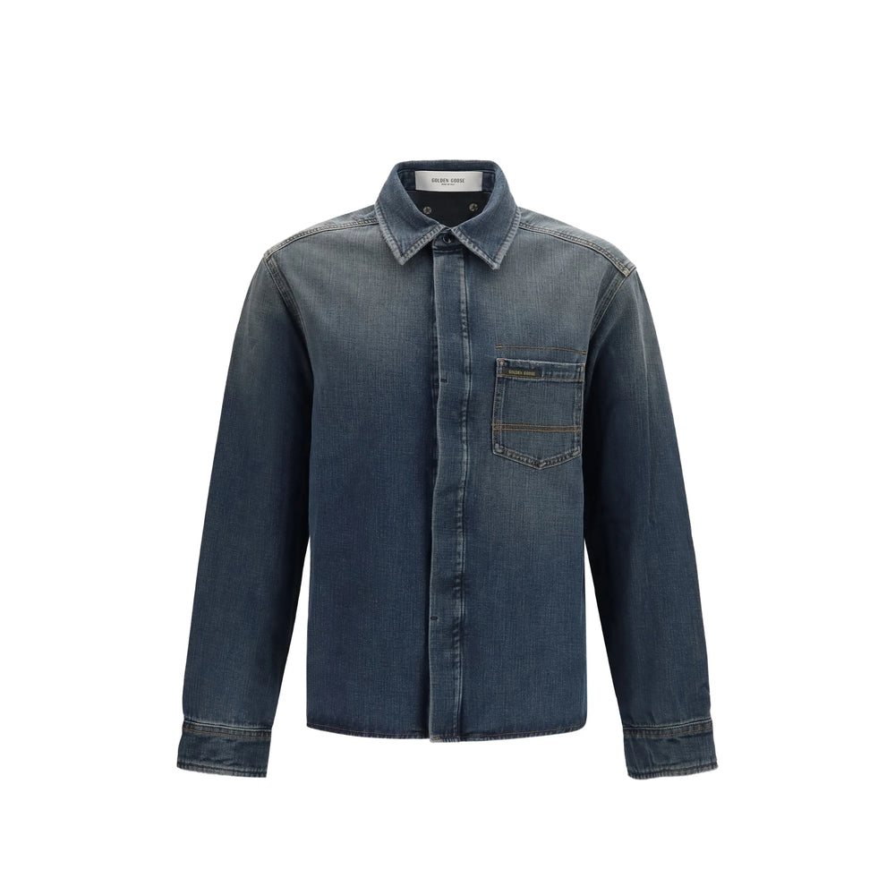 Golden Goose Blue Shirts Men