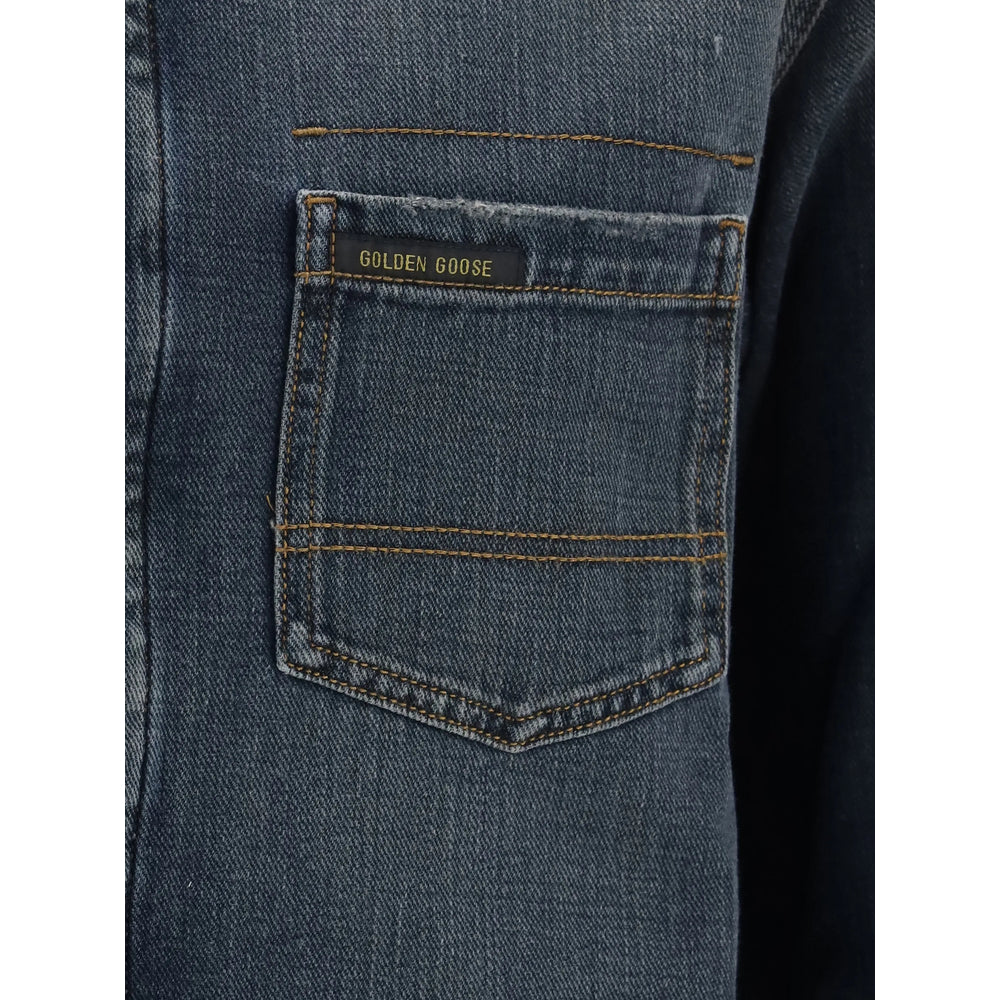 Golden Goose Blue Shirts Men