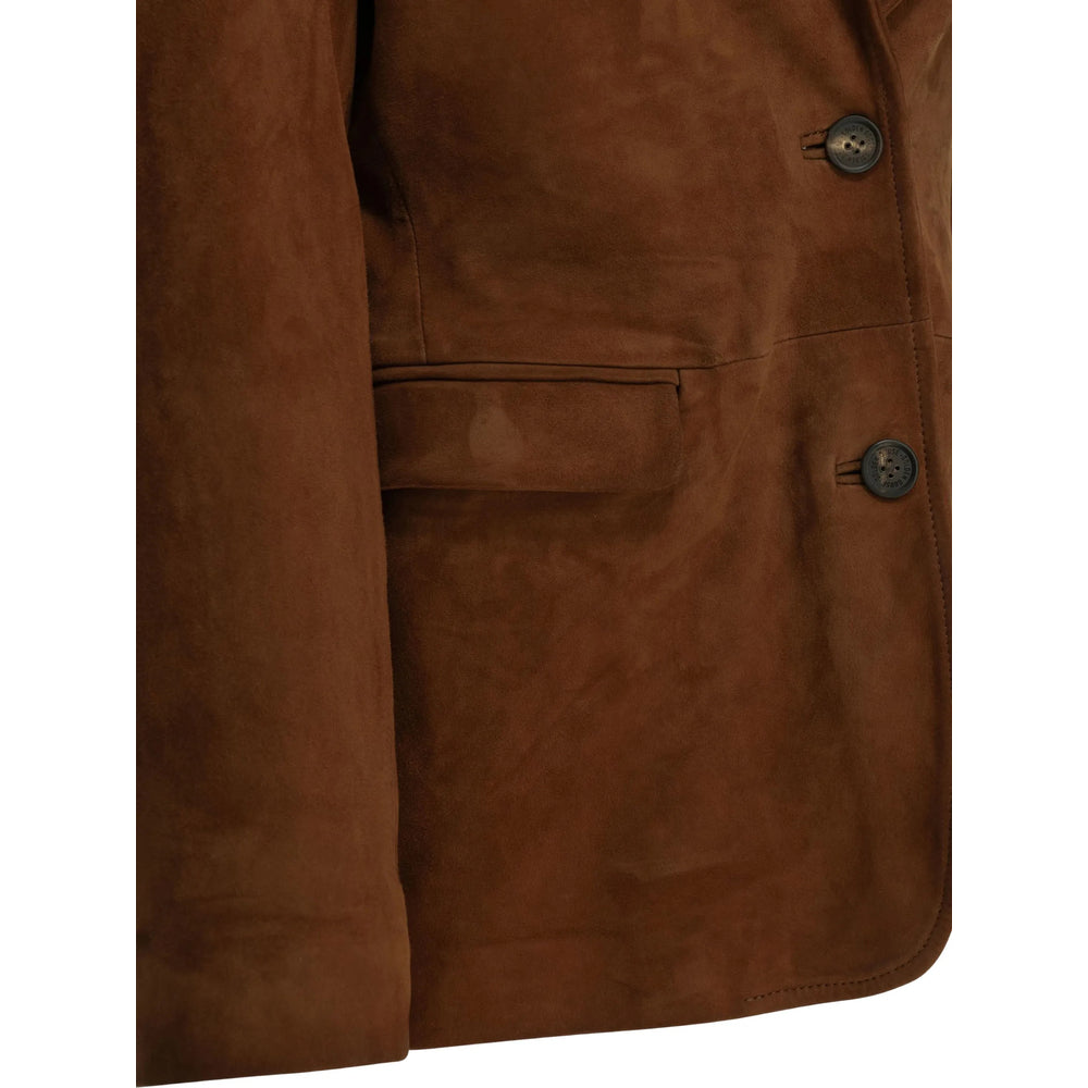 Golden Goose Brown Jackets - Leather Jackets Women