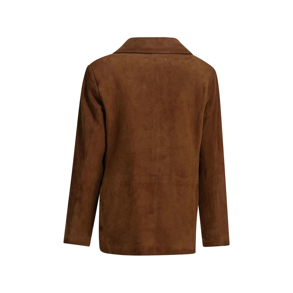 Golden Goose Brown Jackets - Leather Jackets Women
