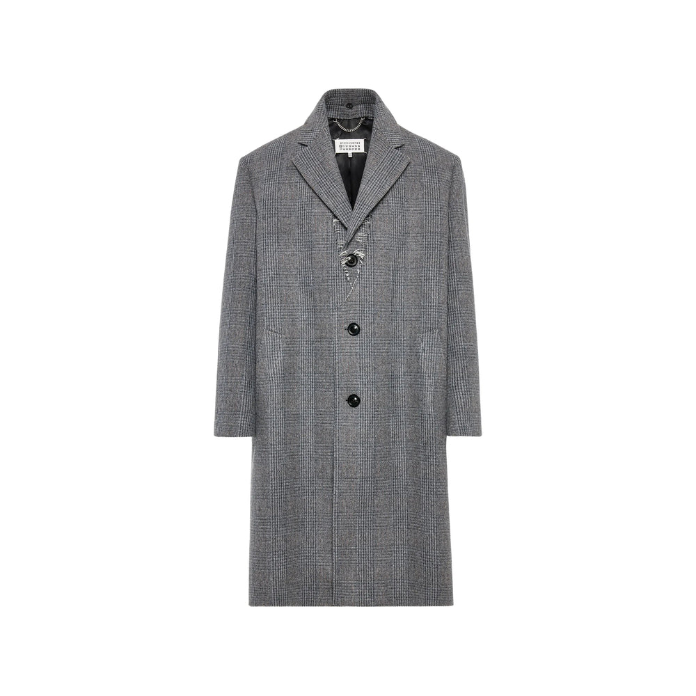 Maison Margiela Grey Coats - Single Breasted Coats Men