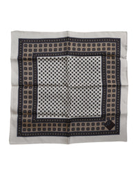 Dolce & Gabbana Multicolor Patterned Square Men Foulard Men's Scarf