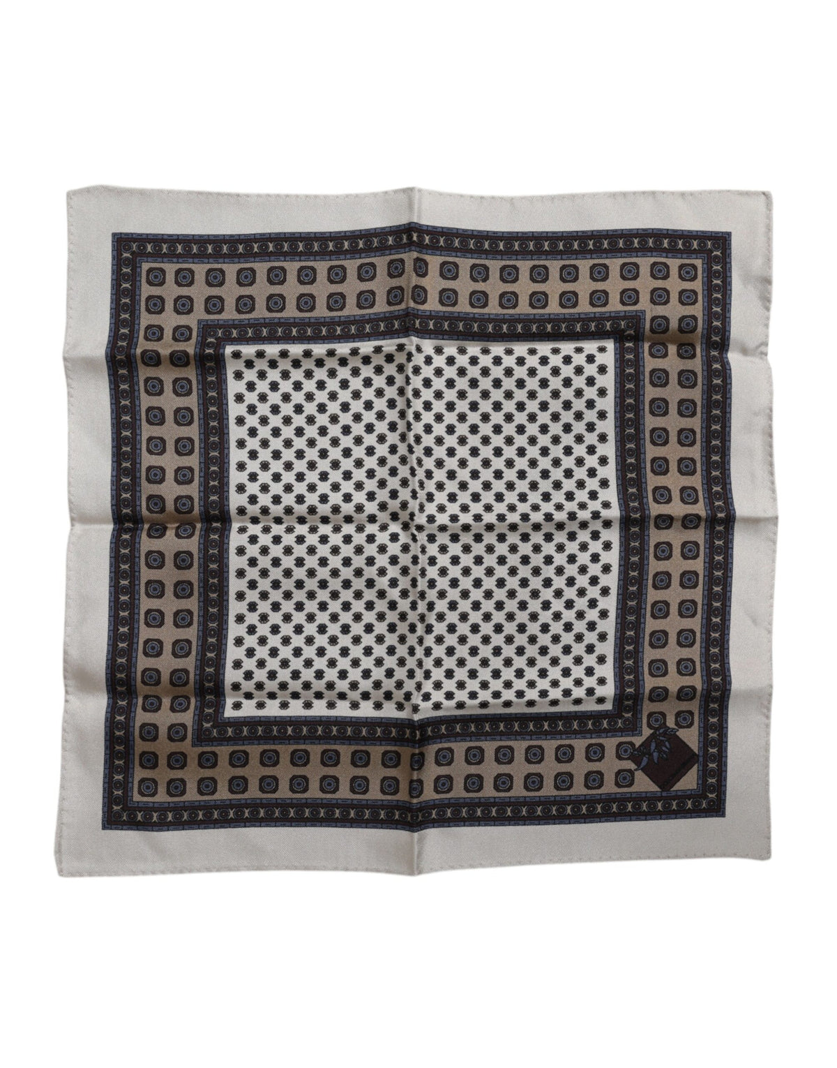 Dolce & Gabbana Multicolor Patterned Square Men Foulard Men's Scarf