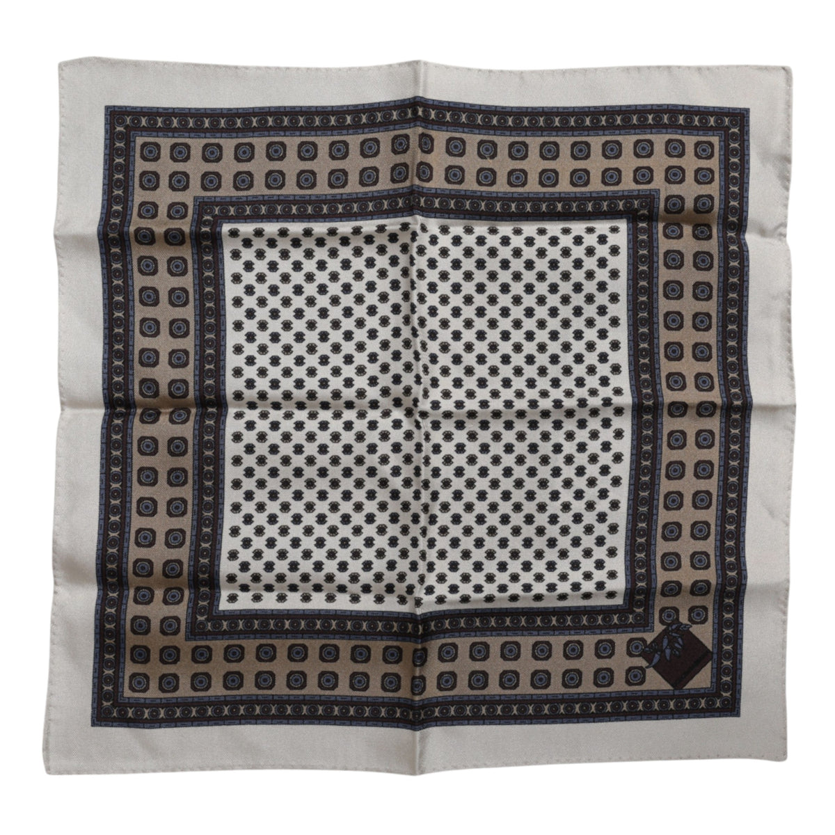 Dolce & Gabbana Multicolor Patterned Square Men Foulard Men's Scarf