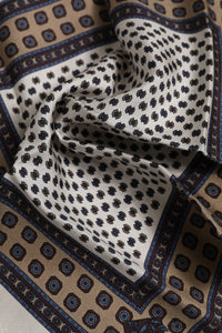 Dolce & Gabbana Multicolor Patterned Square Men Foulard Men's Scarf