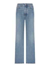 Miu Miu Miu Miu Women Five Pocket Straight Leg Jeans