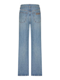 Miu Miu Miu Miu Women Five Pocket Straight Leg Jeans