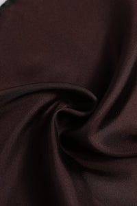 Dolce & Gabbana Brown DG Crown Silk Square Men Foulard Men's Scarf