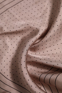 Dolce & Gabbana Beige Dotted Silk Square Men Foulard Men's Scarf