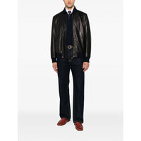 Brioni Black Jackets - Leather Jackets Men