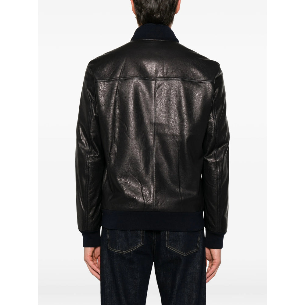 Brioni Black Jackets - Leather Jackets Men