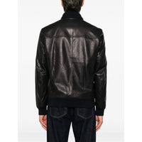 Brioni Black Jackets - Leather Jackets Men