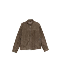 Brioni Brown Jackets - Leather Jackets Men