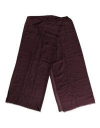 Dolce & Gabbana Maroon Cashmere Neck Warmer Wrap Shawl Men's Scarf