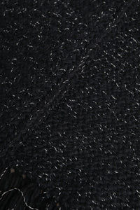 Dolce & Gabbana Black Cashmere Neck Warmer Wrap Shawl Men's Scarf
