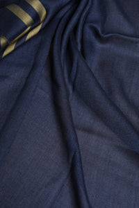 Dolce & Gabbana Blue Cashmere Neck Warmer Wrap Shawl Men's Scarf