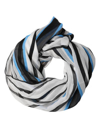 Dolce & Gabbana Multicolor Striped Neck Warmer Wrap Men's Scarf