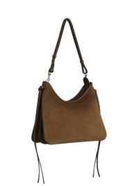 Phoebe Philo Women Khaki Suede Gig Bag
