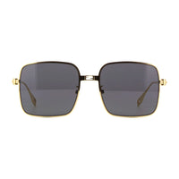 Fendi Fendi Sunglasses Square Rimless, Shiny Endura Gold Frame and Smoke Lens FE40123U30A