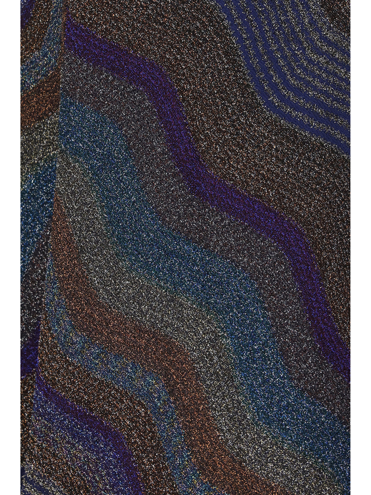 Missoni Women Sequined Chevron Lamé Viscose Long Skirt