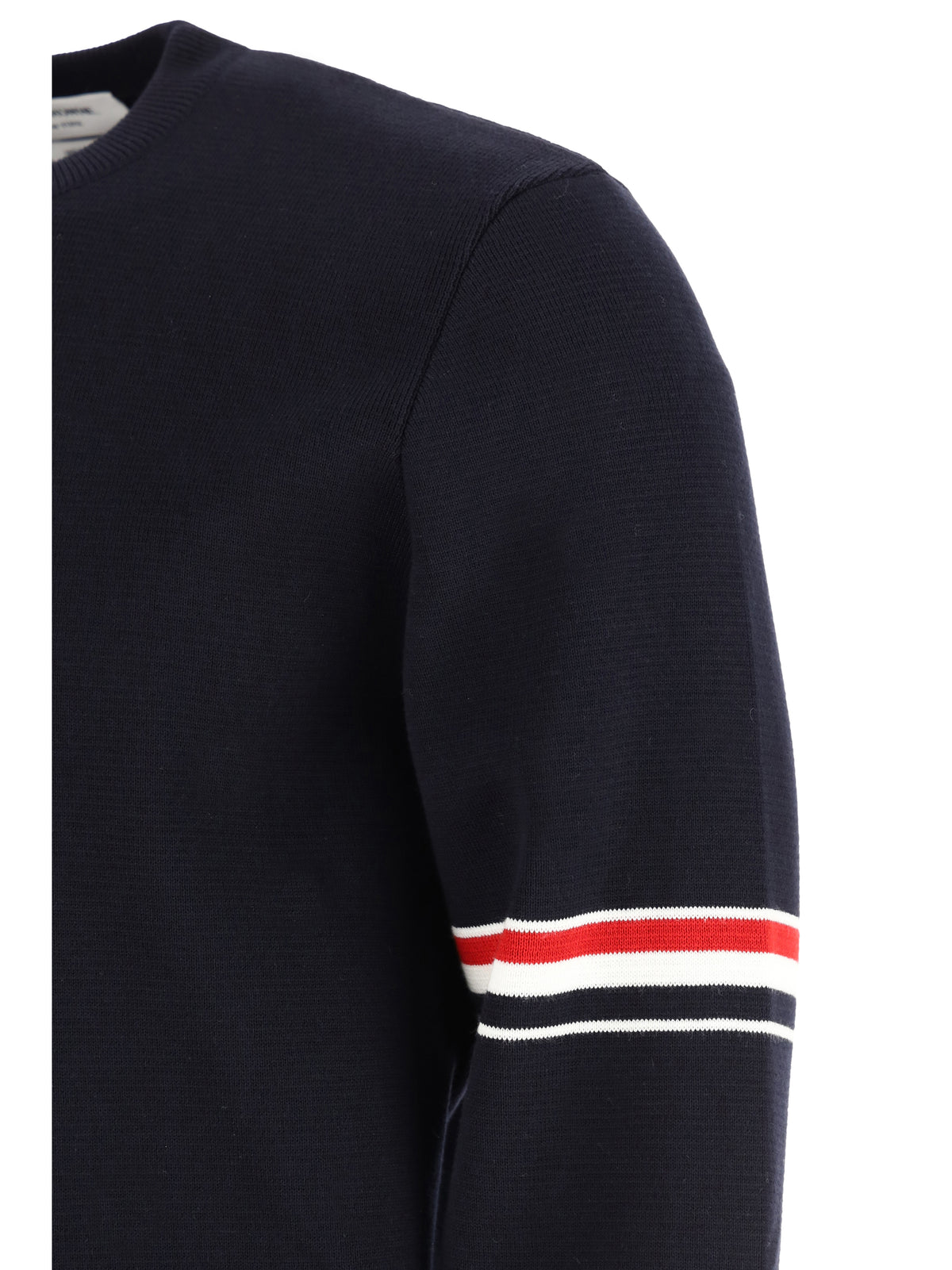 THOM BROWNE Thom Browne Men Cotton Crewneck Sweater