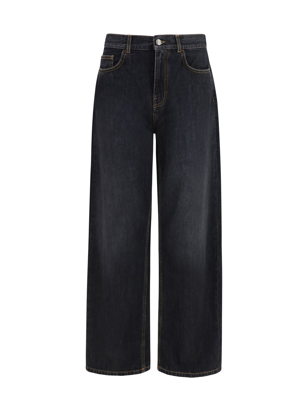 PALM ANGELS Palm Angels Men Wide-Leg Jeans With Back Logo