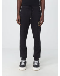 Versace Jeans Couture Joggers with Gold Logo Detail Men Black Pants