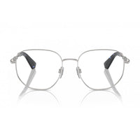 Burberry Eyeglasses Square Full Rim, Dark Grey Frame and Clear Demo Lenses Lens BE13851316
