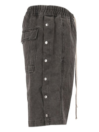 Rick Owens Drkshdw Men Straight-Leg Cotton Canvas Pusher Shorts
